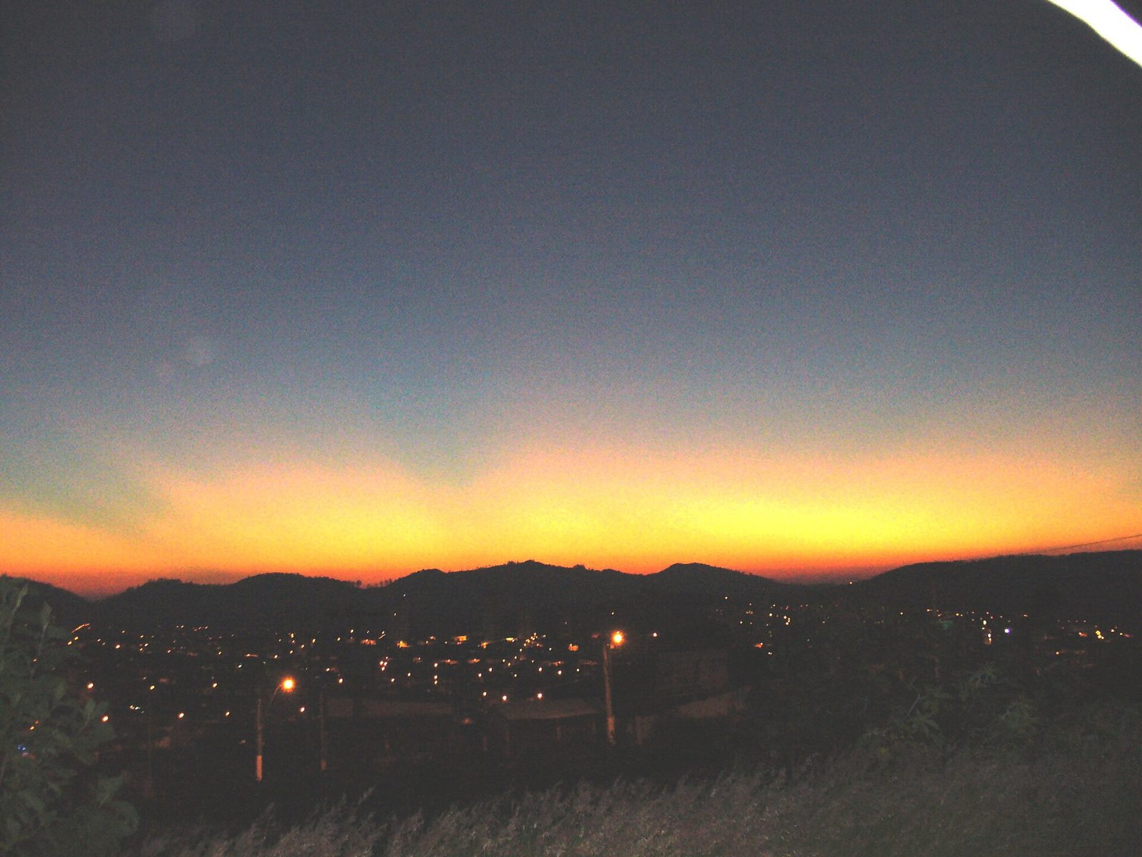 Bragança Paulista Pôr do sol sobre Bragança Paulista
