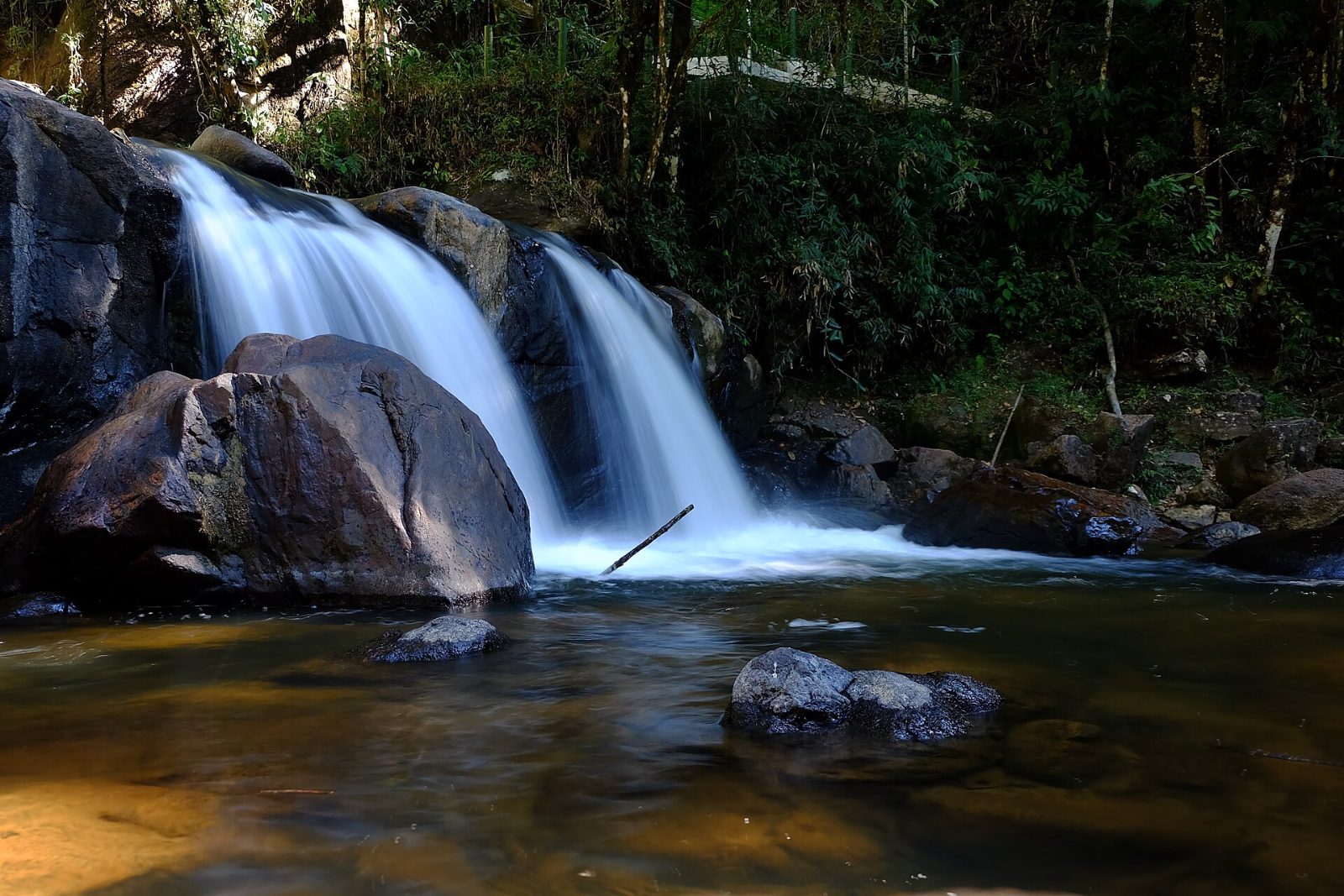 Cachoeira Pedro David, em São Francisco Xavier